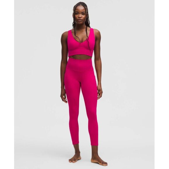 NWT Lululemon Align Leggings 25" Pant with Pockets in Passionate Pink Size 14 - Picture 6 of 15